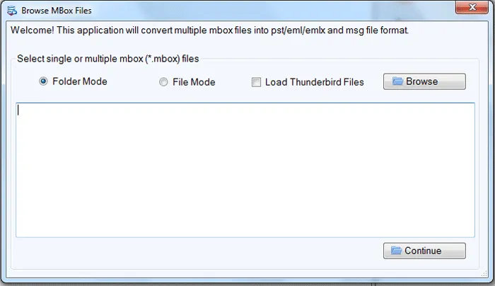 Download and Run MBOX to PST Converter